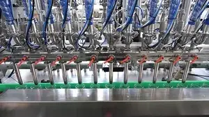 Progetto di linea di riempimento per salse