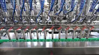 Progetto di linea di riempimento per salse