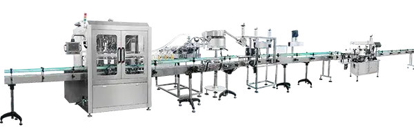 Linea di riempimento di vino e liquori