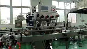 Tappatrice automatica con mandrino per vasetti di miele