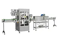 Etichettatrice automatica con manicotto termoretraibile