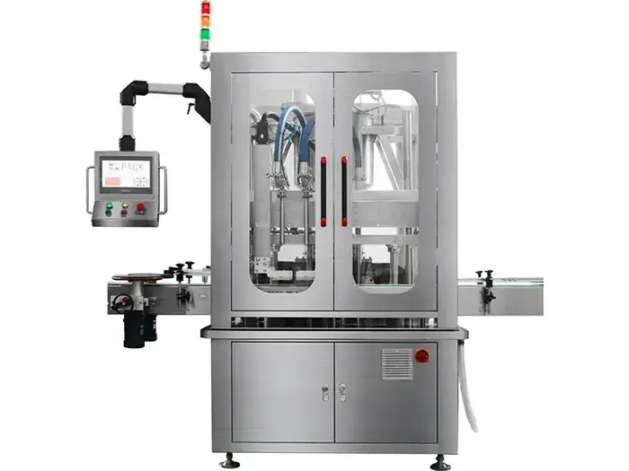Riempitrice automatica con sistema di inseguimento