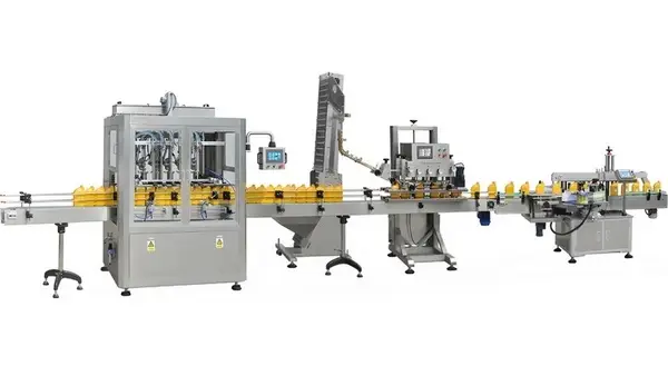 Linea di riempimento per oli industriali e alimentari